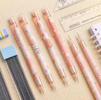 1 шт. механический карандаш 0,5 мм, креативные персиковые карандаши, канцелярские принадлежности для школьников (SS-6035)