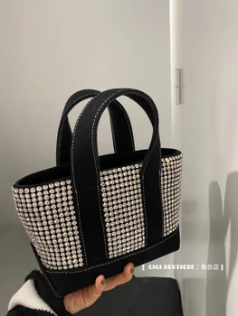 113543 Новый качественный роскошный дизайнерский бренд Fashion Classic Lady Удобная сумка для ногтей с бриллиантовым дизайном A2