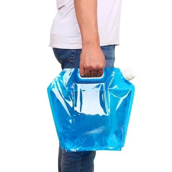 2,5-литровая складная портативная сумка для воды, спортивный контейнер для хранения, кувшин, бутылка, Походная походная складная сумка для воды с ручкой