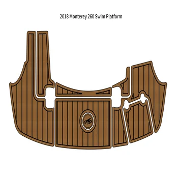 2018 Monterey 260 Платформа для плавания, подножка для лодки, Пенопласт EVA, коврик для пола из искусственного тика, Самоклеящаяся основа в стиле SeaDek Gatorstep
