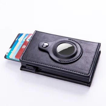 2023 Мужской кошелек Apple Airtag из углеродного волокна, модный держатель для кредитных карт, ID, Rfid, тонкие кошельки с воздушной биркой, дизайнерский держатель для карт