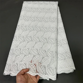 2023 Новейшая Высококачественная Африканская Нигерийская кружевная ткань из чистого тюля с вышивкой, Вечернее платье, Хлопчатобумажная ткань с пайетками, 5 ярдов