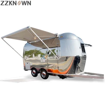 2023 Новый тип автофургона производства rv camper airstream camping trailer с полностью оборудованной кухней caravan для продажи в США