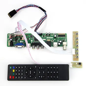 (TV + HDMI + VGA + CVBS + USB) Для PQ101WX01 HSD101PWW1-A00 T.VST59.03 Плата драйвера ЖК-/светодиодного контроллера LVDS Для повторного использования ноутбука 1280x800