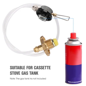 Адаптер для газовой плиты для кемпинга на открытом воздухе, труба для заправки бензобака, аксессуары для газовой плиты для кассетного бака /плоского бака
