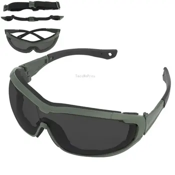 Военные Очки Для стрельбы С Защитой От Ультрафиолета Охота Пеший Туризм Спортивные Солнцезащитные Очки Airsoft CS Tactical Paintball Combat Glasses