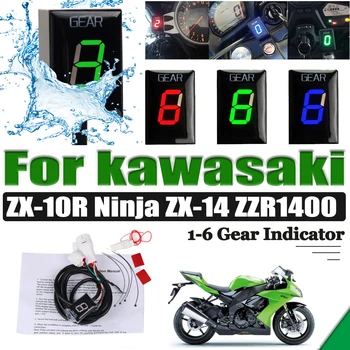 Индикатор передачи Для Kawasaki ZX10R Ninja ZX14 ZZR1400 ZZR 1400 ZX-14 ZX 10R 2004-2010 Аксессуары для мотоциклов Индикатор передачи