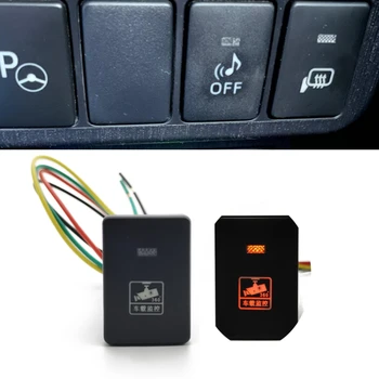 Кнопка переключения монитора с оранжевой светодиодной подсветкой для автомобильной камеры-рекордера с проводом для Suzuki Jimny 2019 2020 2021