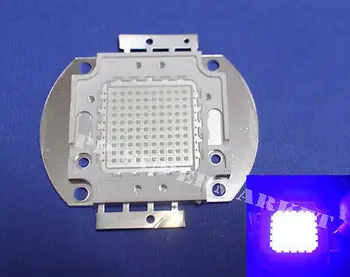 Мощный светодиодный чип UV COB Фиолетовый свет 415 Нм-420 Нм 100 Вт Ультрафиолетовая лампа для отверждения SMD
