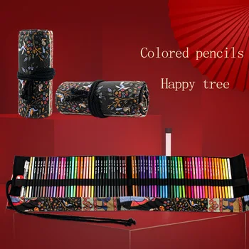 Новая серия 72 Цветных карандашей Happiness Tree для рисования маслом, используемых учащимися средней школы Для Рисования Коло