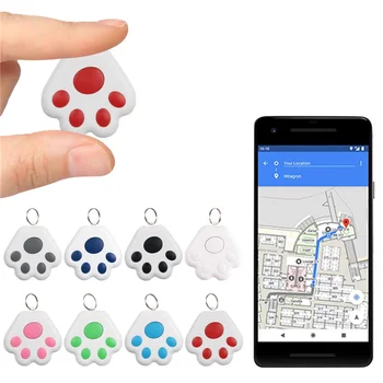 Портативный мини-локатор отслеживания домашних животных для кошек и собак Bluetooth 5.0 Скрытый GPS-анти-потерянное устройство отслеживания для домашних животных Инструменты для поиска мобильных ключей