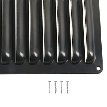 Фитинги для вентиляционной решетки Сбоку Прочный Простой в установке инструмент с винтами Черный Универсальный для кемпинга RV Camper