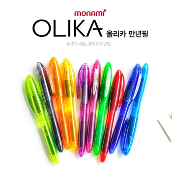 Авторучка Monami OLIKA F Tip карамельного цвета Корея